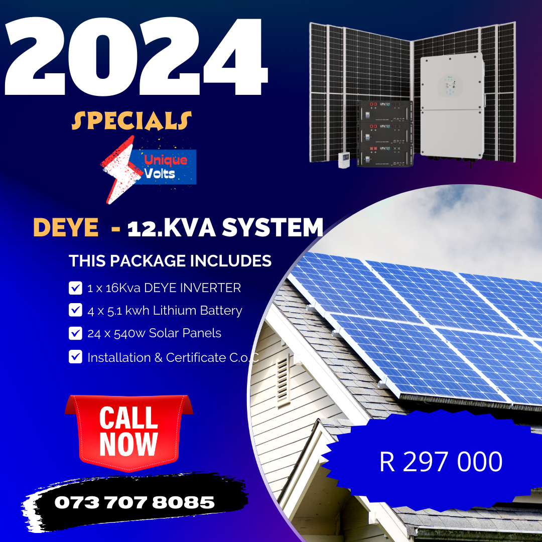 Solar Backup R156 000